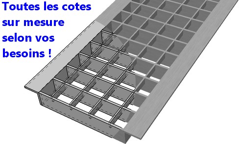 caniveau CIR caillebotis acier metal grille caniveau CIR caillebotis acier metal grille