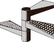 type de surface marche helicoidal